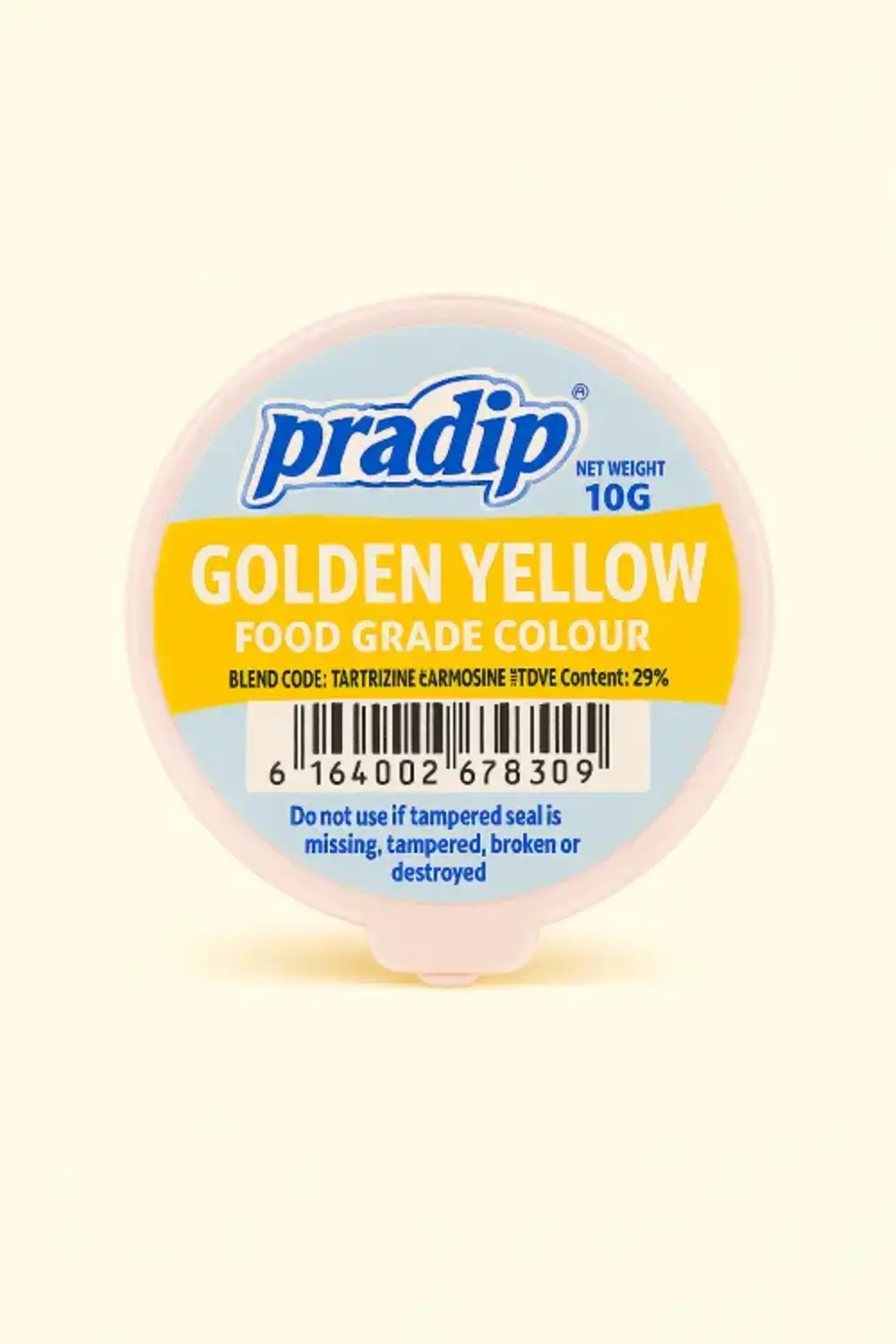 Pradip Golden Yellow Food Colour Pots 10G